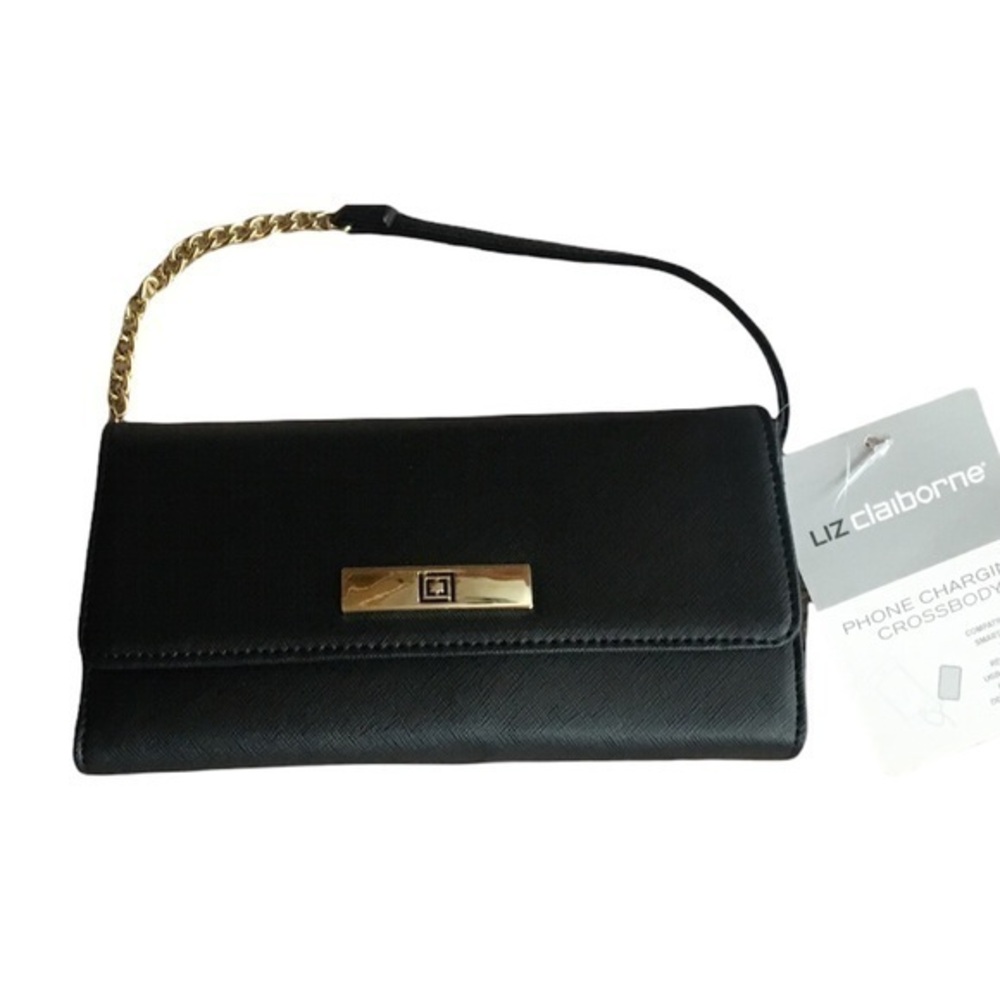 🌸NWT LIZ CLAIBORNE Phone Charging Crossbody Bag